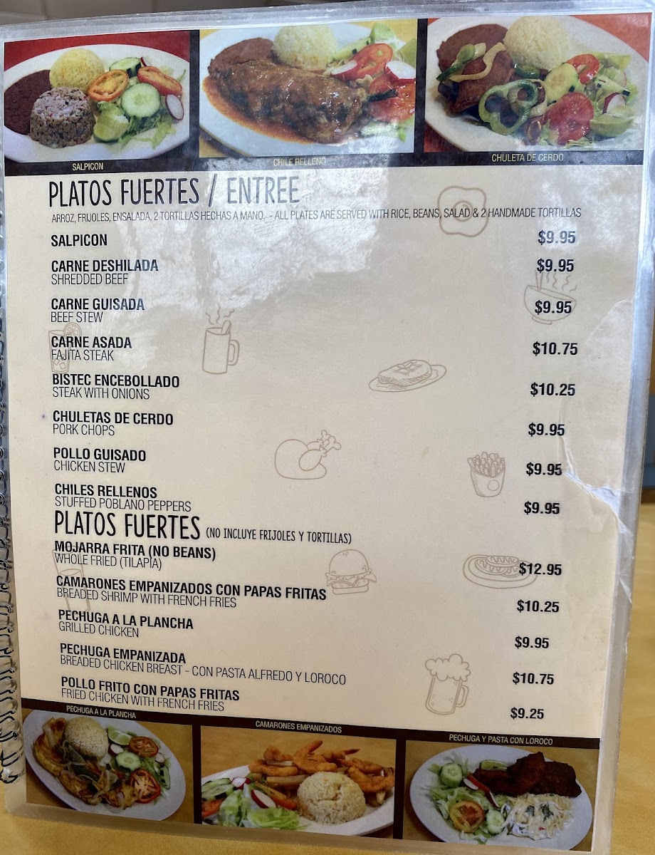 El Papaturro Restaurant Menu - Image 3